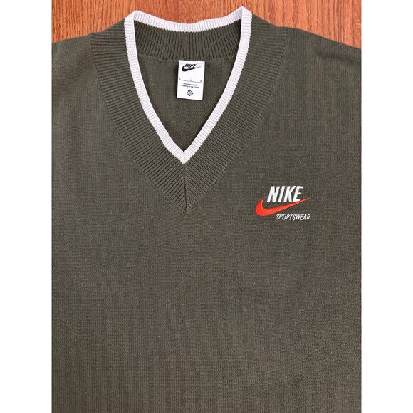 Nike Sportswear Classic V Neck Retro Oversized Sweater Men's Size Large- EUC - Picture 3 of 8